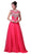 Cinderella Divine - Crystal Embellished Ruched Evening Gown