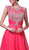 Cinderella Divine - Crystal Embellished Ruched Evening Gown