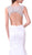Cinderella Divine - Plunging Illusion Notched Embellished Evening Gown