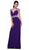 Bedazzled Deep V-neck Fitted Dress