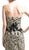 Cinderella Divine - Rosette Applique Sheath Fitted Cocktail Dress