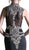 Cinderella Divine - Embroidered Queen Anne Neck Sheath Dress