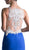 Cinderella Divine - Sleeveless Lace Bateau Fitted Dress