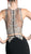 Mock Two Piece Lace Embroidered Fitted Dress