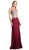 Cinderella Divine - Mock Two Piece Lace Embroidered Fitted Dress