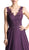 Cinderella Divine - Beaded Lace V-neck A-line Dress