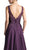 Cinderella Divine - Beaded Lace V-neck A-line Dress