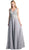 Cinderella Divine - Beaded Lace V-neck A-line Dress