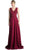Cinderella Divine - Beaded Lace V-neck A-line Dress