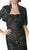 Embellished Fitted Trumpet Dress With Bolero