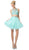 Cinderella Divine - Two-Piece Crystal Ornate Illusion A-Line Dress