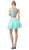 Cinderella Divine - Two-Piece Crystal Ornate Illusion A-Line Dress