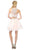 Cinderella Divine - Two-Piece Crystal Ornate Illusion A-Line Dress