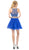 Cinderella Divine - Two-Piece Crystal Ornate Illusion A-Line Dress