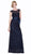 Lace Cap Sleeve Illusion Bateau Sheath Dress