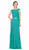 Cinderella Divine - Lace Cap Sleeve Illusion Bateau Sheath Dress
