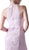 Cinderella Divine - Sleeveless Lace Illusion Halter Sheath Dress