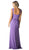 Cinderella Divine - Surplice Bodice Draping Sheath Dress