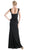Surplice Bodice Draping Sheath Dress