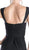 Surplice Bodice Draping Sheath Dress