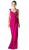 Cinderella Divine - Surplice Bodice Draping Sheath Dress