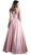 Cinderella Divine - Embellished Strapless A-line Evening Dress