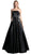 Cinderella Divine - Embellished Strapless A-line Evening Dress