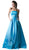Cinderella Divine - Embellished Strapless A-line Evening Dress