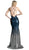 Strappy Sleeveless Sequined Mermaid Evening Gown