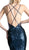 Strappy Sleeveless Sequined Mermaid Evening Gown