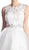Cinderella Divine - Sleeveless Lace Bodice Tulle A-Line Cocktail Dress