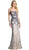 Cinderella Divine - CD0112 Strapless Sequined Sweetheart Sheath Prom Dress