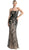 Cinderella Divine - CD0112 Strapless Sequined Sweetheart Sheath Prom Dress