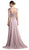 Embellished Illusion Bateau A-line Dress
