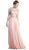 Cinderella Divine - Embellished Illusion Bateau A-line Dress