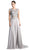 Cinderella Divine - Embellished Illusion Bateau A-line Dress