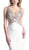 Cinderella Divine - Sleeveless Beaded Form-Fitting Evening Gown