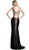 Cinderella Divine - Sleeveless Beaded Form-Fitting Evening Gown