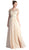 Cinderella Divine - Jewel Beaded Short Sleeve Long Gown