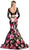 Cinderella Divine - Two Piece Lace Floral Mermaid Evening Dress