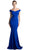 Sleek Off-Shoulder Jersey Sheath Prom Dress