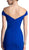 Cinderella Divine - CD711 Sleek Off-Shoulder Jersey Sheath Prom Dress