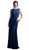 Cinderella Divine - Sleeveless Embellished Lace Bateau Sheath Dress