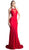 Cinderella Divine - Sheer Seamed Fitted Mermaid Evening Dress