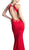 Cinderella Divine - Sheer Seamed Fitted Mermaid Evening Dress