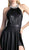 Cinderella Divine - Embellished Halter Neck Dress with Train