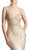 Cinderella Divine - CE0010 Bead Embellished Fitted Mermaid Evening Dress