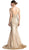 Cinderella Divine - CE0010 Bead Embellished Fitted Mermaid Evening Dress