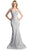 Cinderella Divine - Bead Embellished Fitted Mermaid Evening Dress CE0010