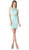 Cinderella Divine - Sleeveless Illusion Jewel Lace Sheath Fitted Cocktail Dress